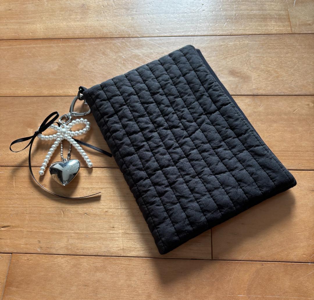 韓国ヌビ♡バインダーカバー♡ブラック　A6貯金SAVING