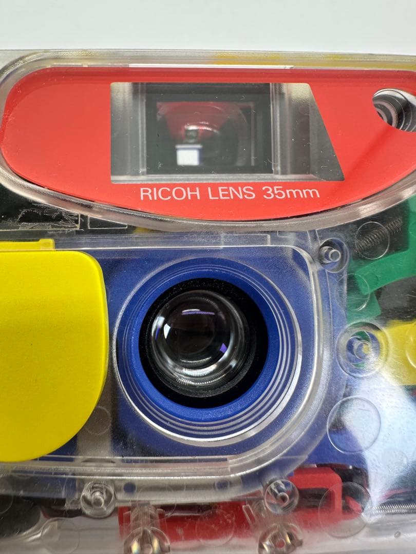 バンダイ リコー マイクリスタル スケルトン コンパクトフィルムカメラ※r2※