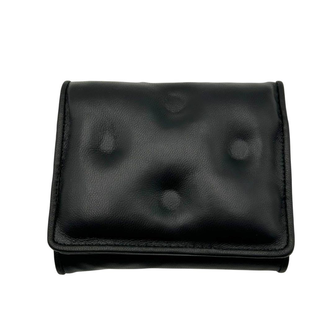 マルジェラ グラムスリム 三つ折り財布 黒