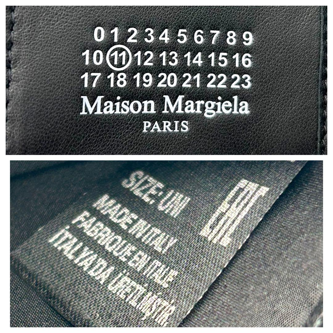 マルジェラ グラムスリム 三つ折り財布 黒