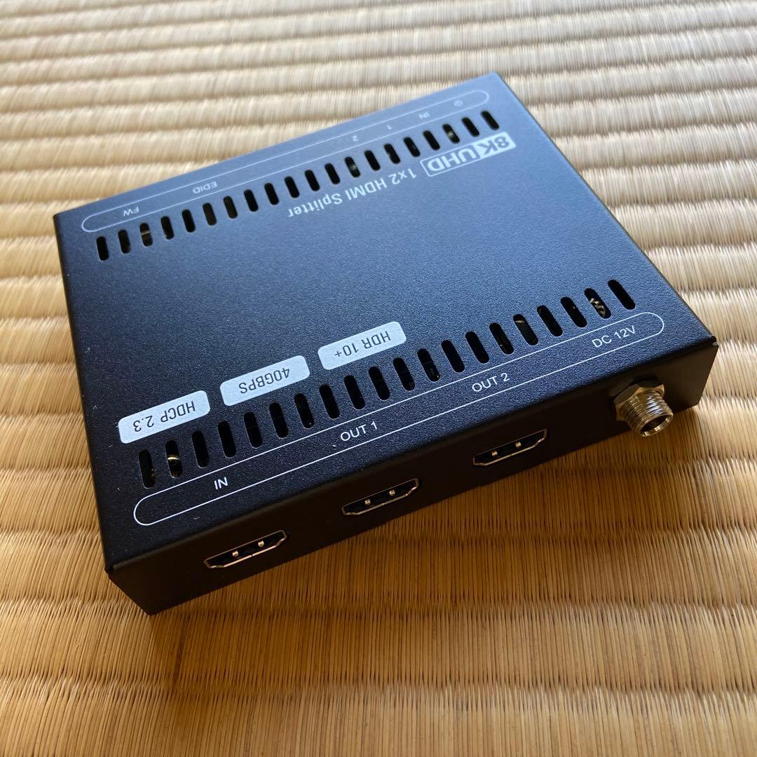 その他 1x2 HDMI2.1 Splitter