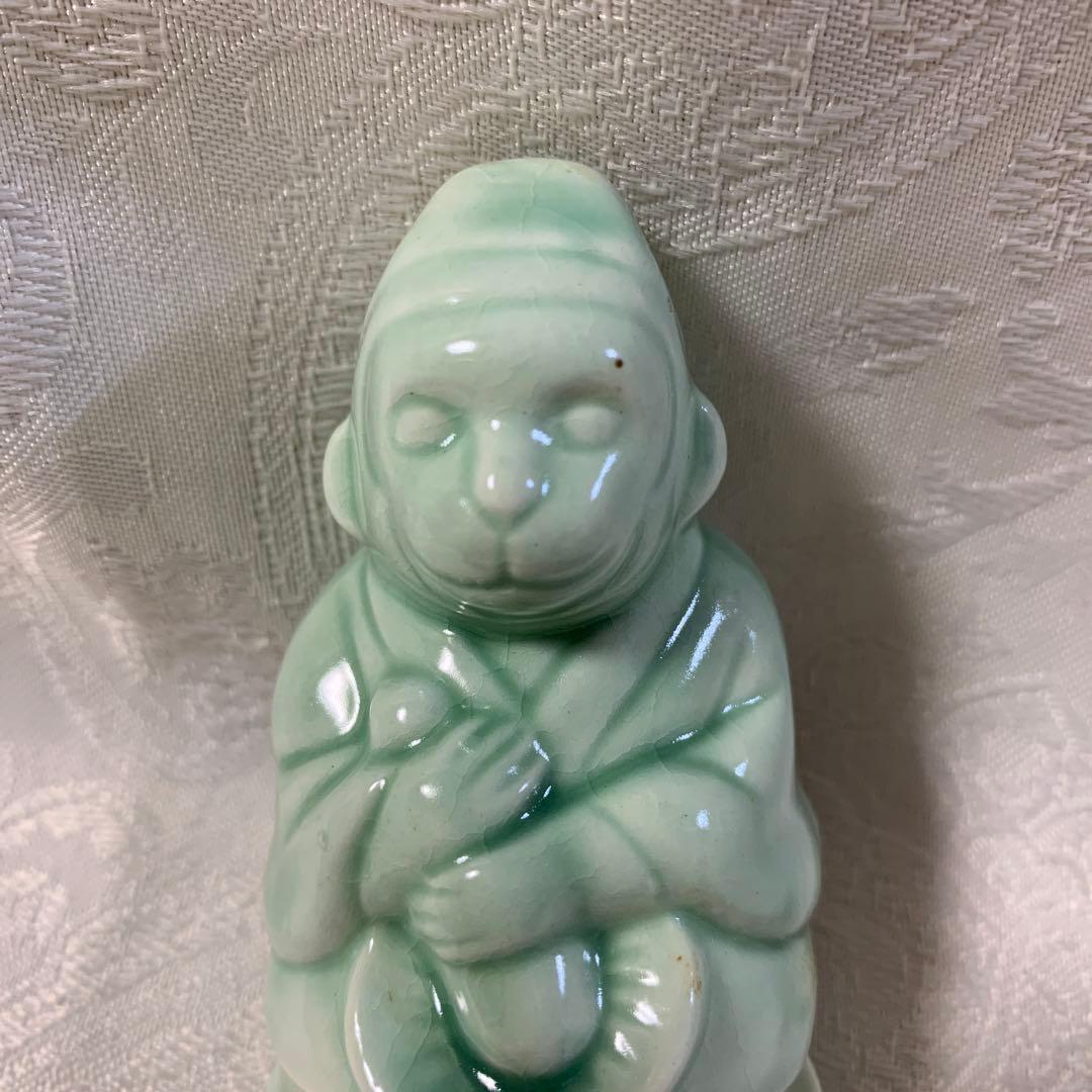 干支猿　香合　猿面冠者　茶道具　裏千家　#秀吉