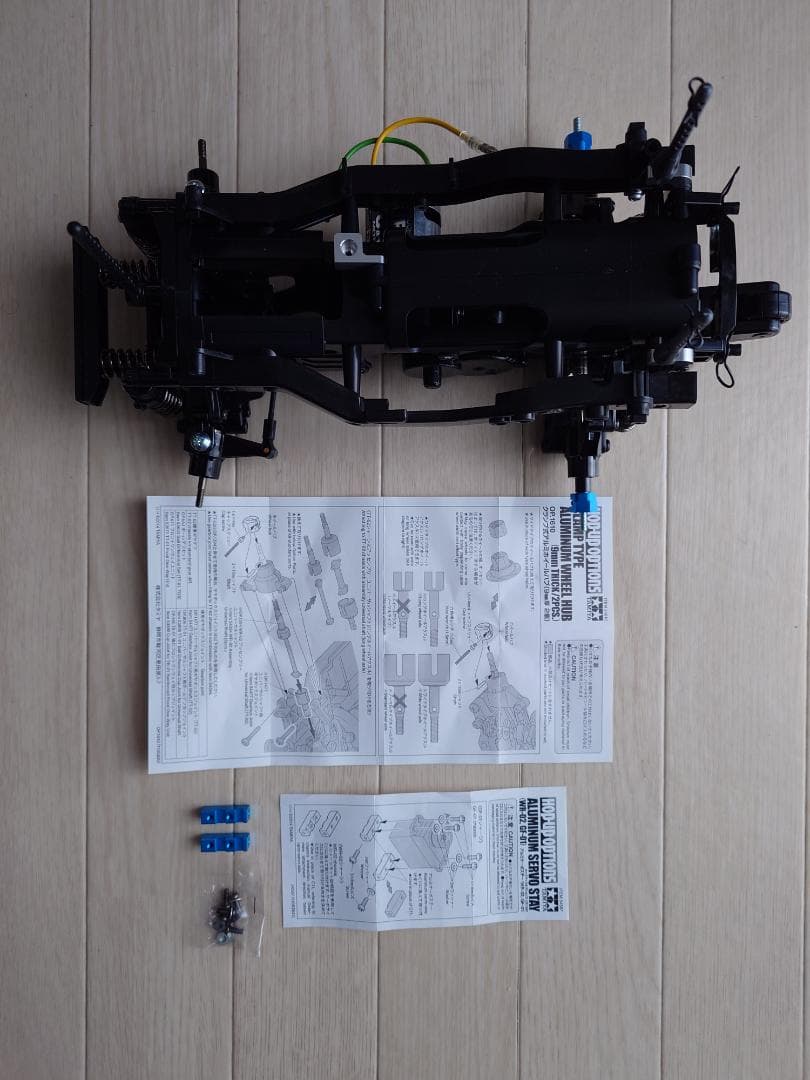 タミヤ 1/10RC Honda シティターボ(WR-02Cシャーシ)半完成状態