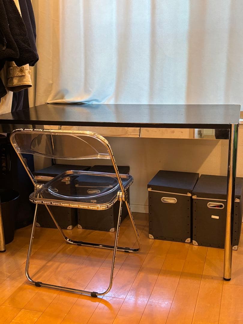 パソコンデスク Manabu USM haller black 125cm Table