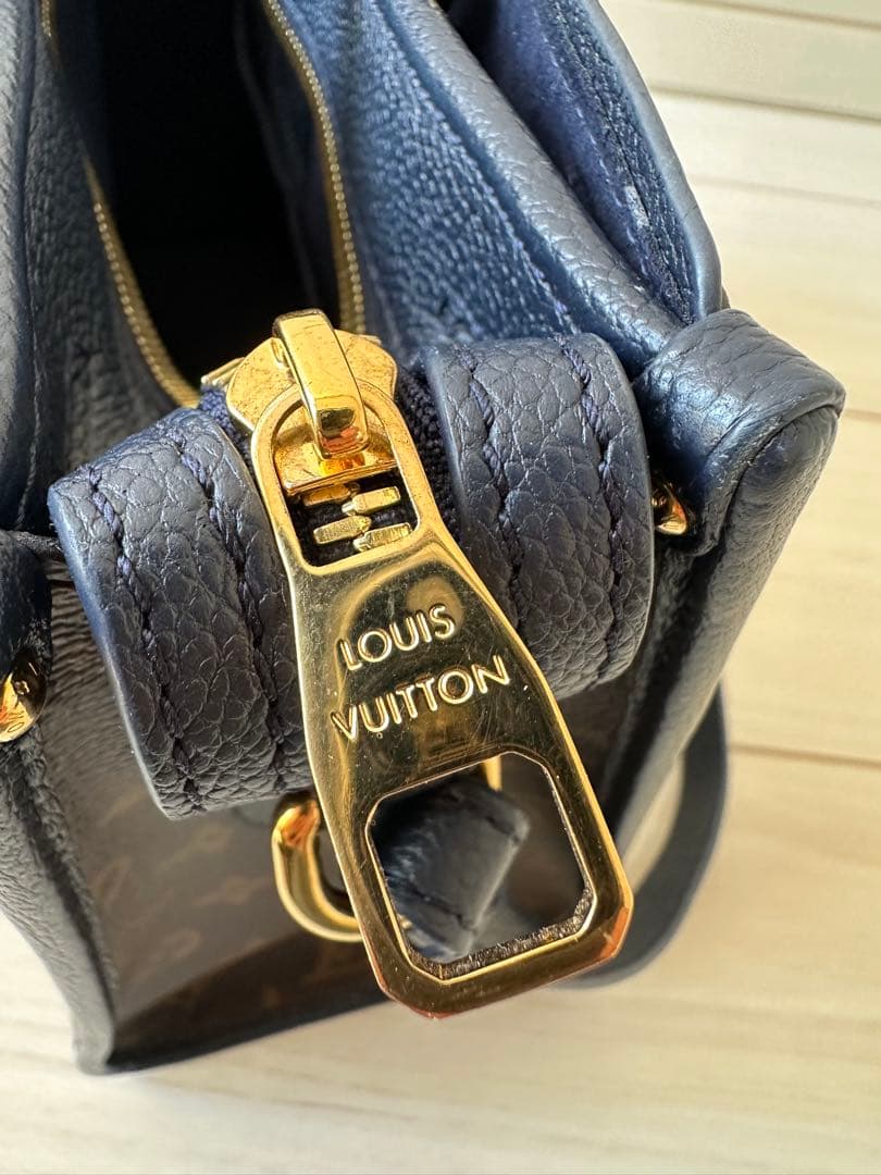 ルイ・ヴィトンポパンクールPM 2WAYハンドバッグモノグラムキャンバスマリーヌ