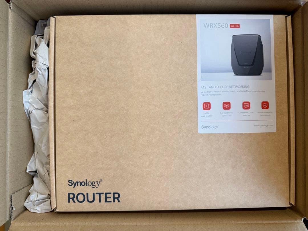 Synology メッシュ対応無線VPNルーター WRX560