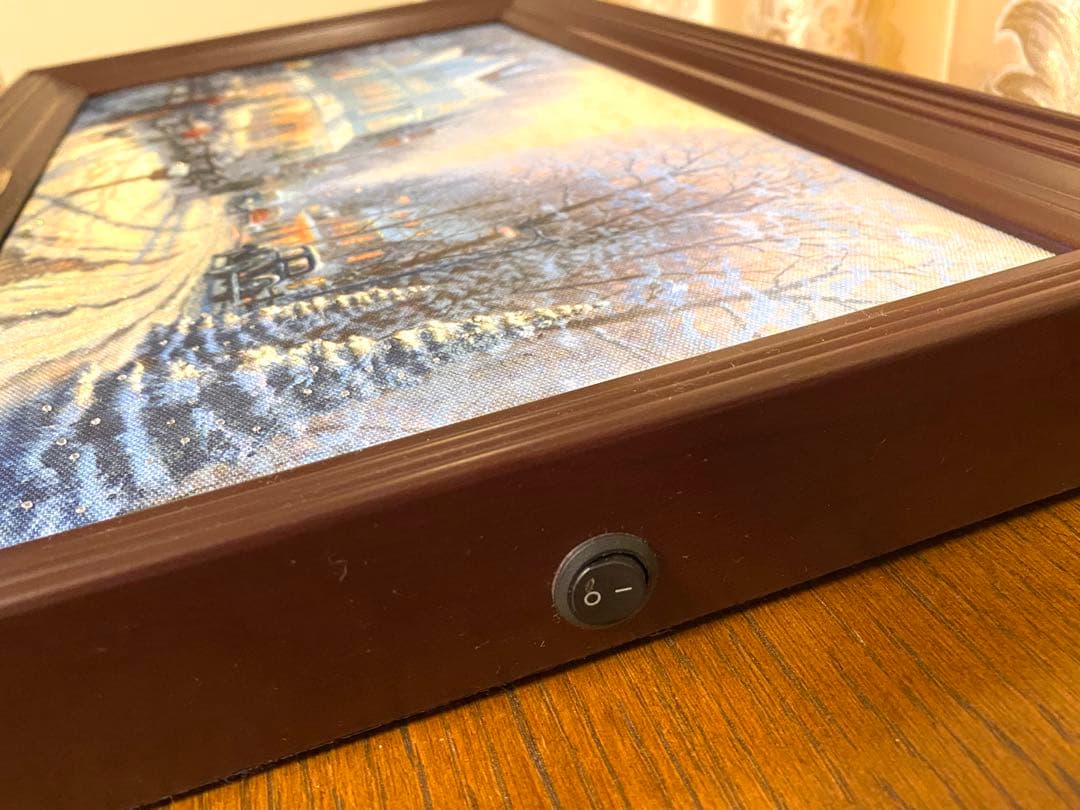 希少　入手困難　トーマスキンケード　絵　クリスマス　ライト付き　イルミネーション