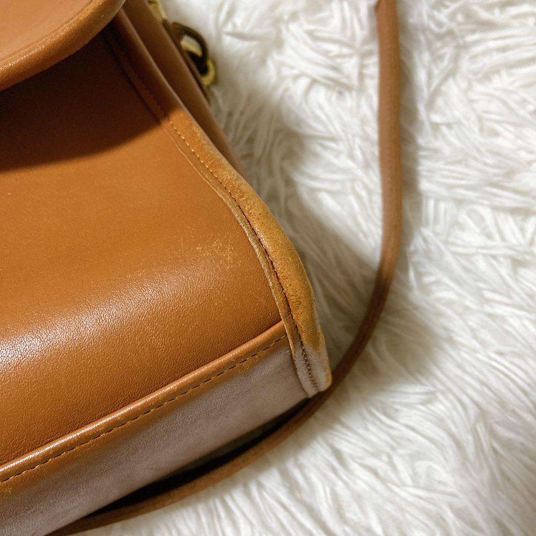 希少⭐️オールドコーチ　ショルダーバッグ　2way ターンロック　オールレザー