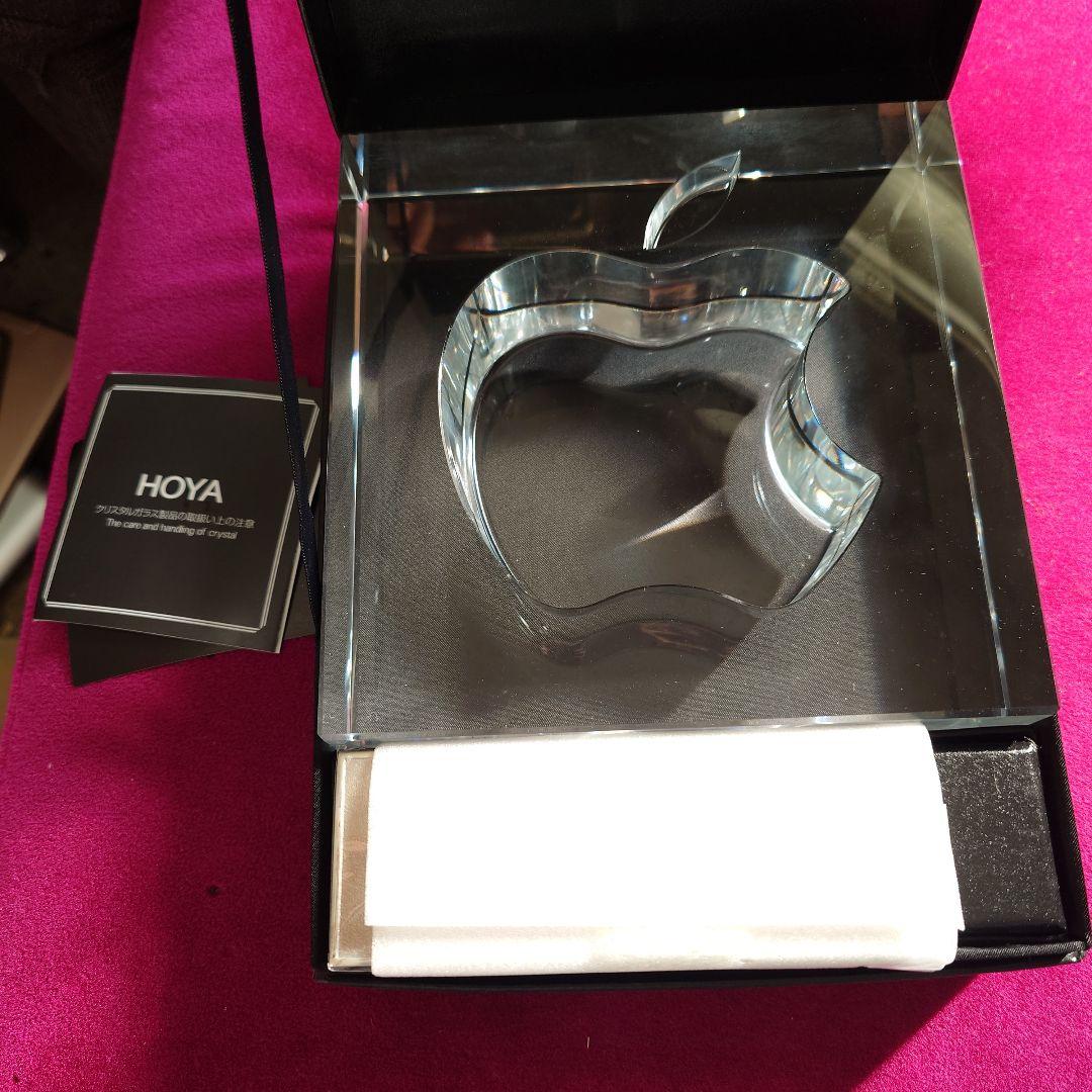 Apple HOYA　クリスタルガラス　非売品　置物