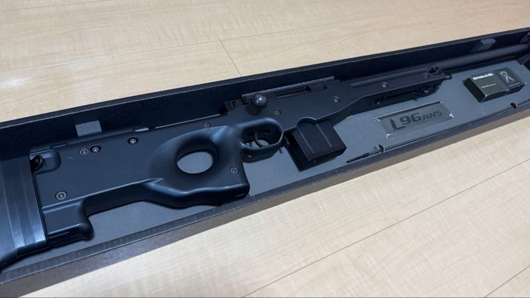 東京マルイ L96AWS ブラックストック＋純正スコープ＋純正マウント一式