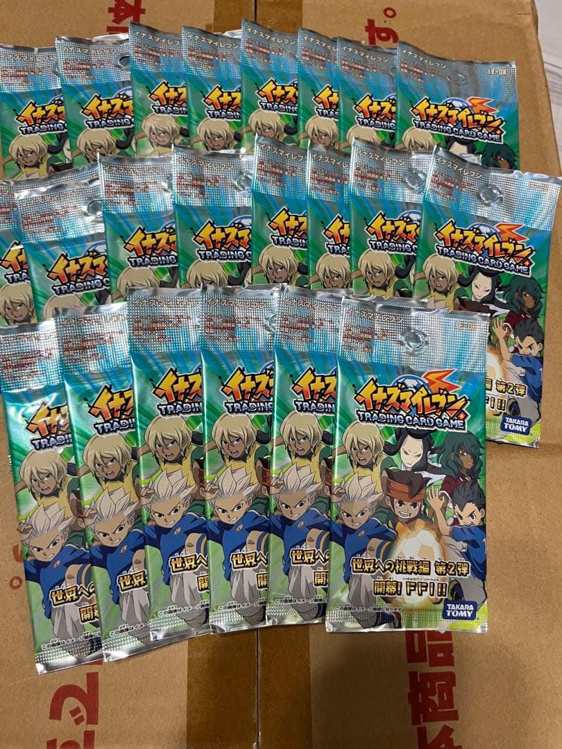 イナズマイレブン TCG 新品未開封 22パック カード 世界への挑戦編