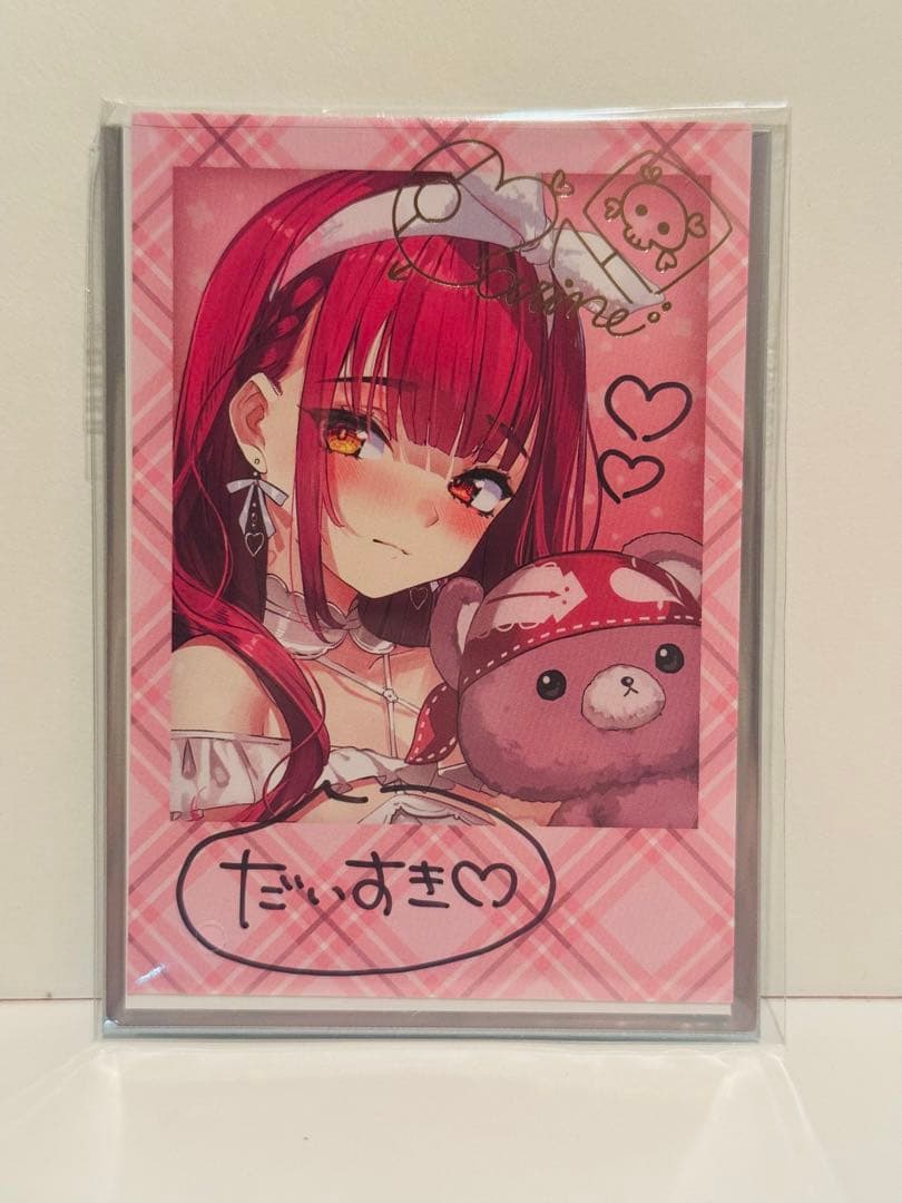 ホロライブ 宝鐘マリン 直筆メッセージ チェキ