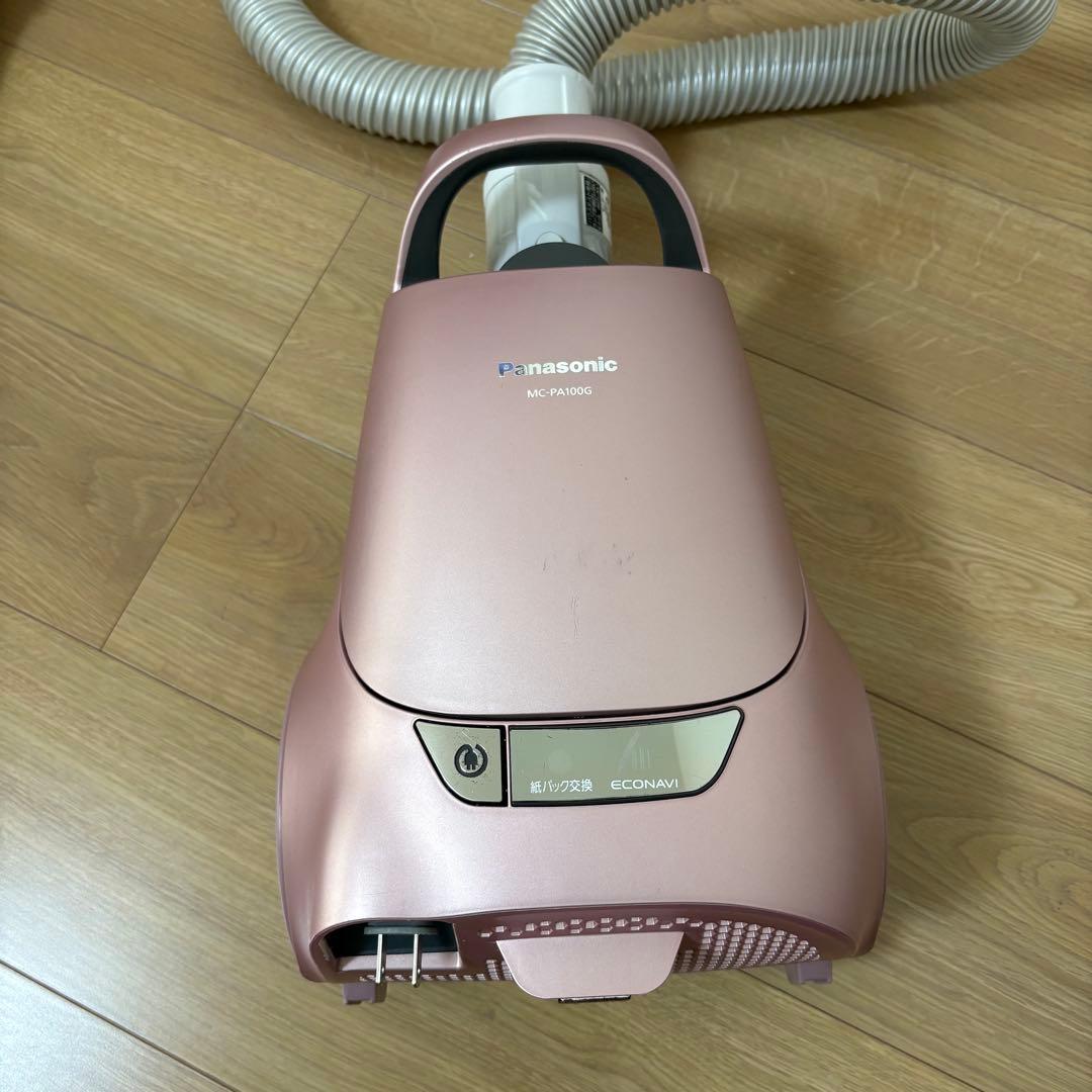 ジャンク品 Panasonic MC-PA100G-P 紙パック式掃除機
