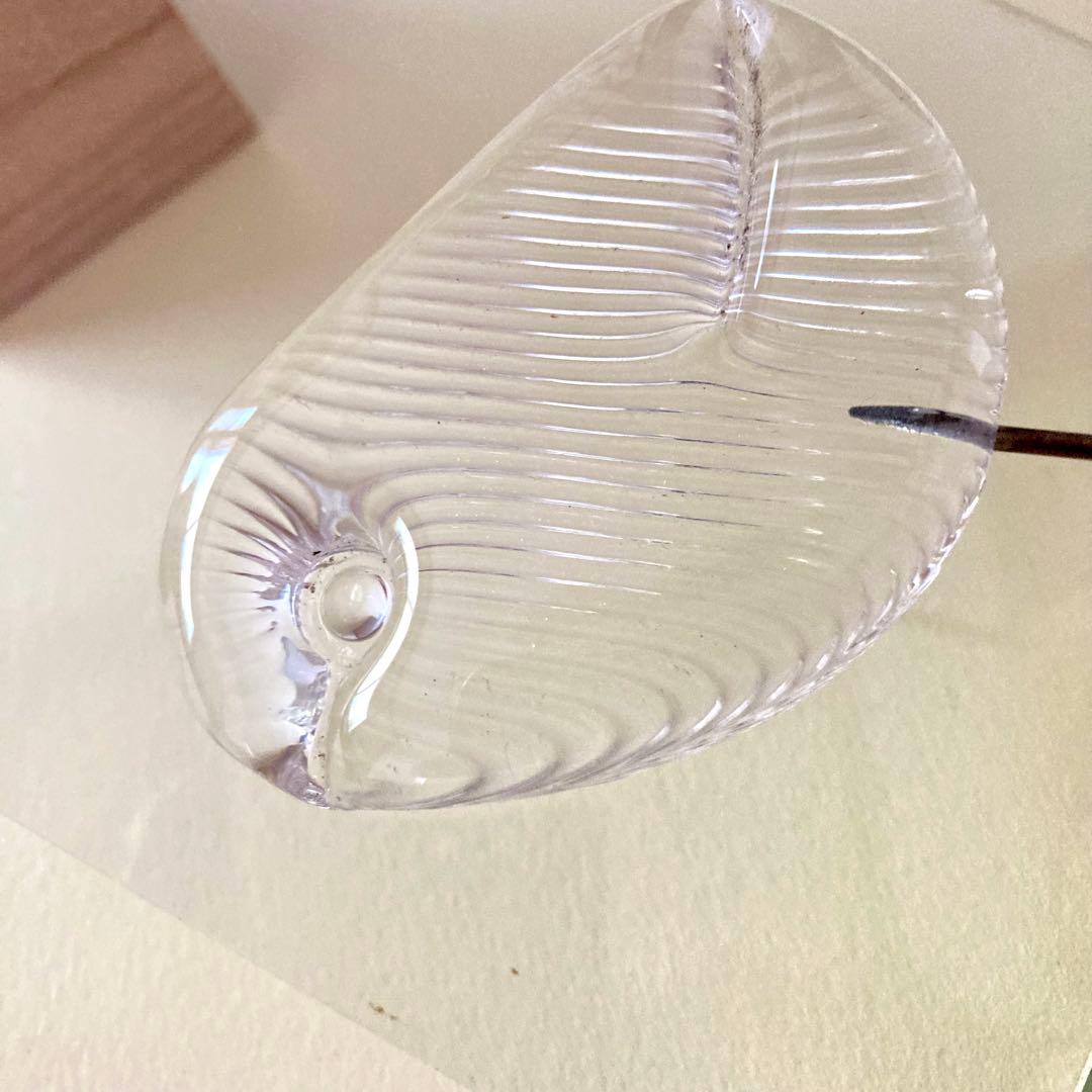 s*e様 【河上恭一郎】ガラス製 鳥のオブジェ 木製台座付き