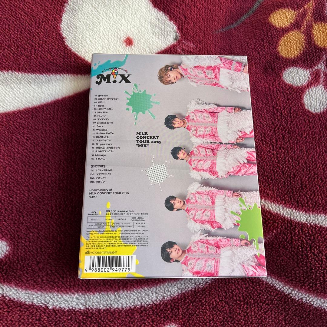 M!LK CONCERT TOUR 2025 M!X 初回限定盤　Blu-ray