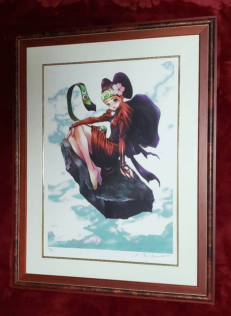 【アールビバン】☆美樹本晴彦☆直筆サイン入り版画『UTINAGUTI』保証書付き