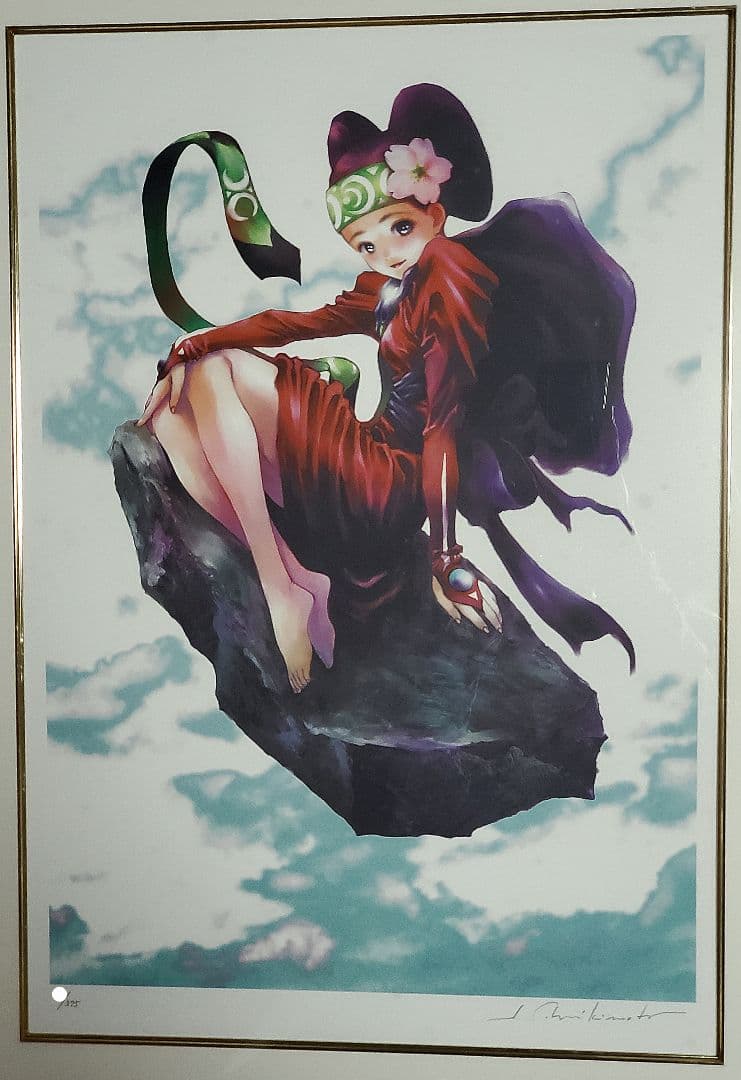 【アールビバン】☆美樹本晴彦☆直筆サイン入り版画『UTINAGUTI』保証書付き