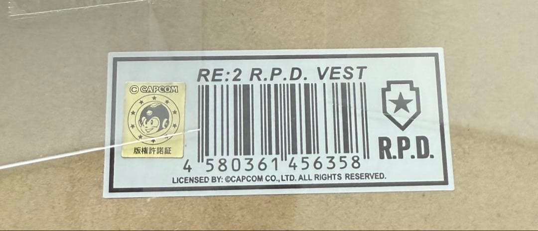 R.P.D. バイオハザードユニフォーム8点セット＋ベスト Lサイズ