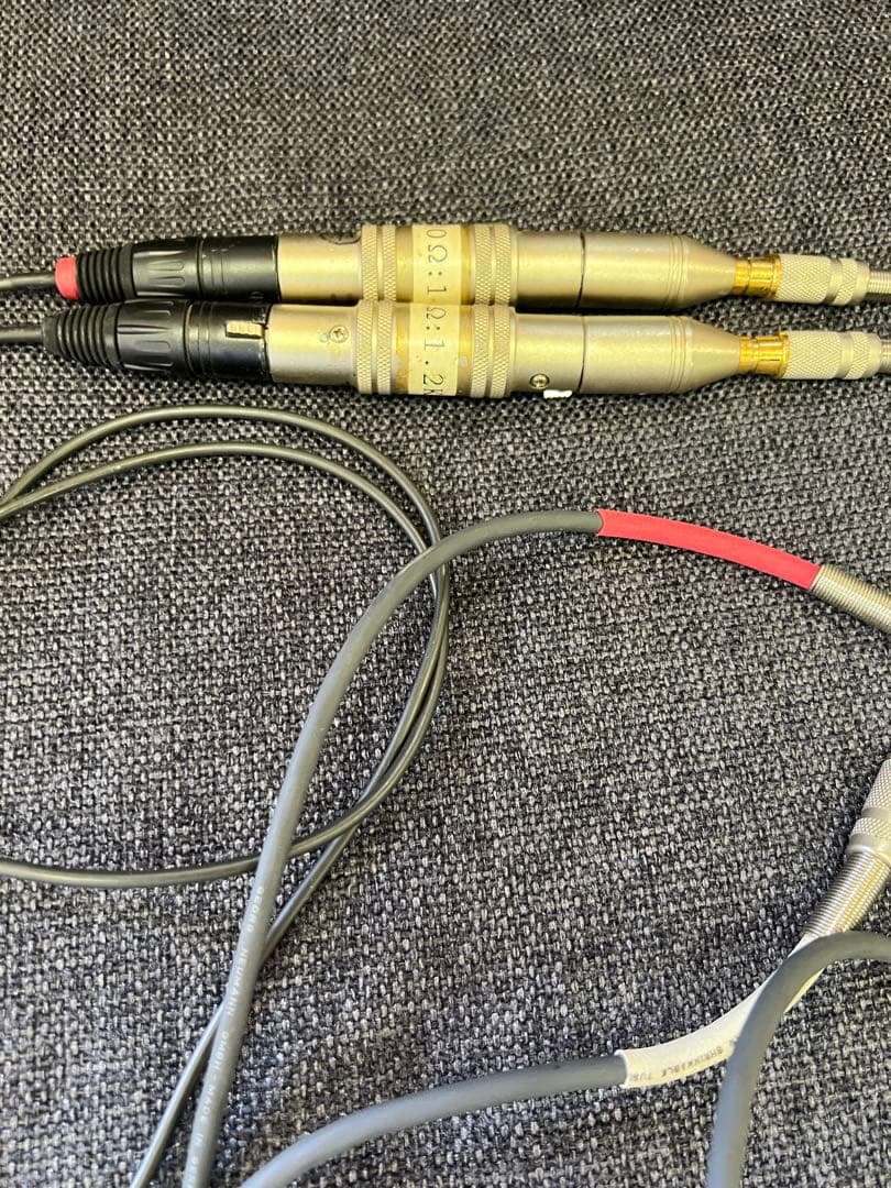 廃盤品 ノイマン XLR変換ケーブル RCA/3.5mm分岐 希少オーディオ