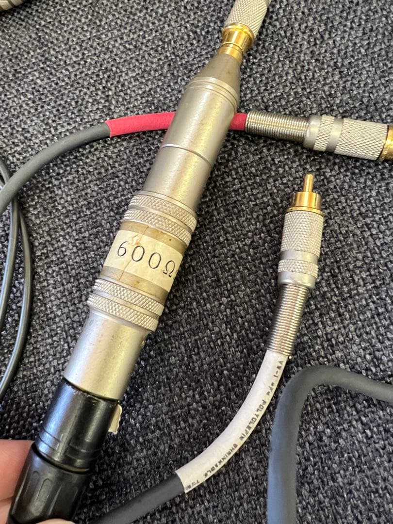 廃盤品 ノイマン XLR変換ケーブル RCA/3.5mm分岐 希少オーディオ