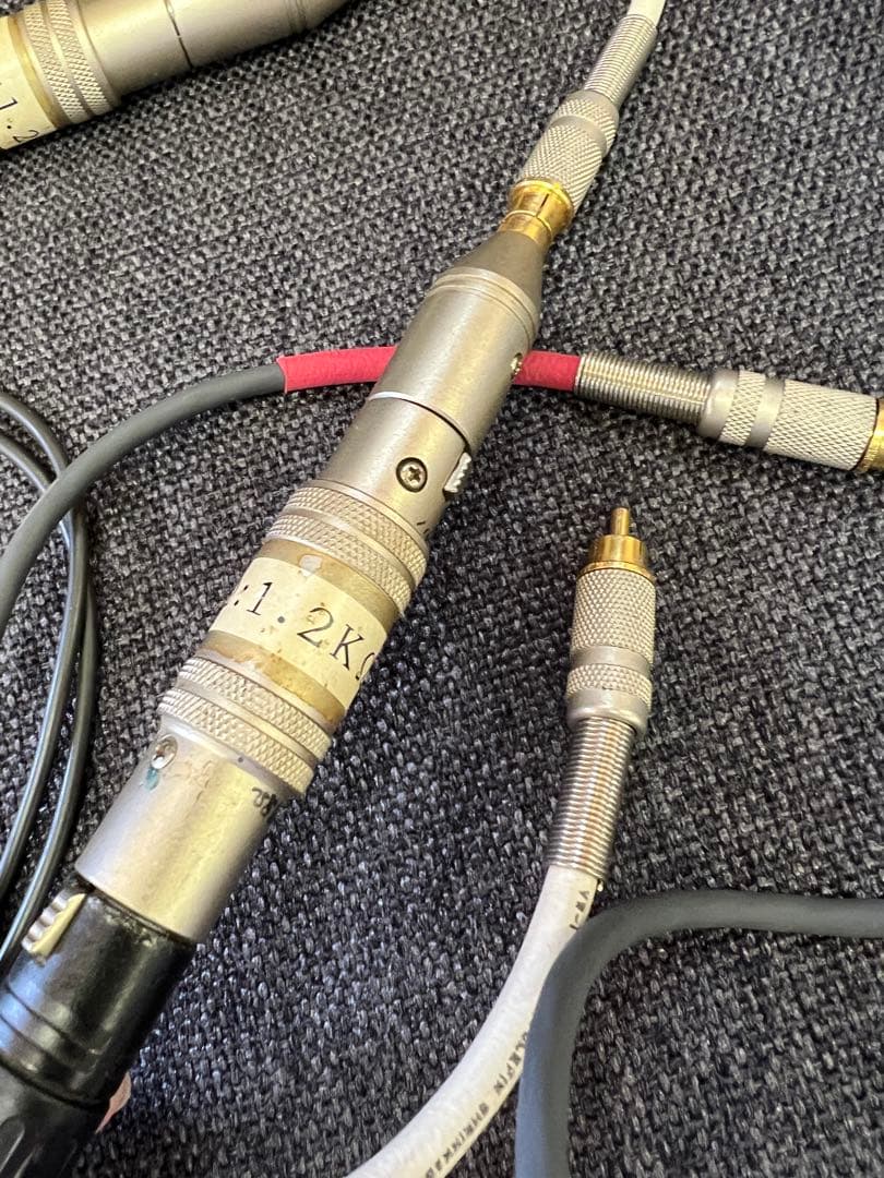 廃盤品 ノイマン XLR変換ケーブル RCA/3.5mm分岐 希少オーディオ