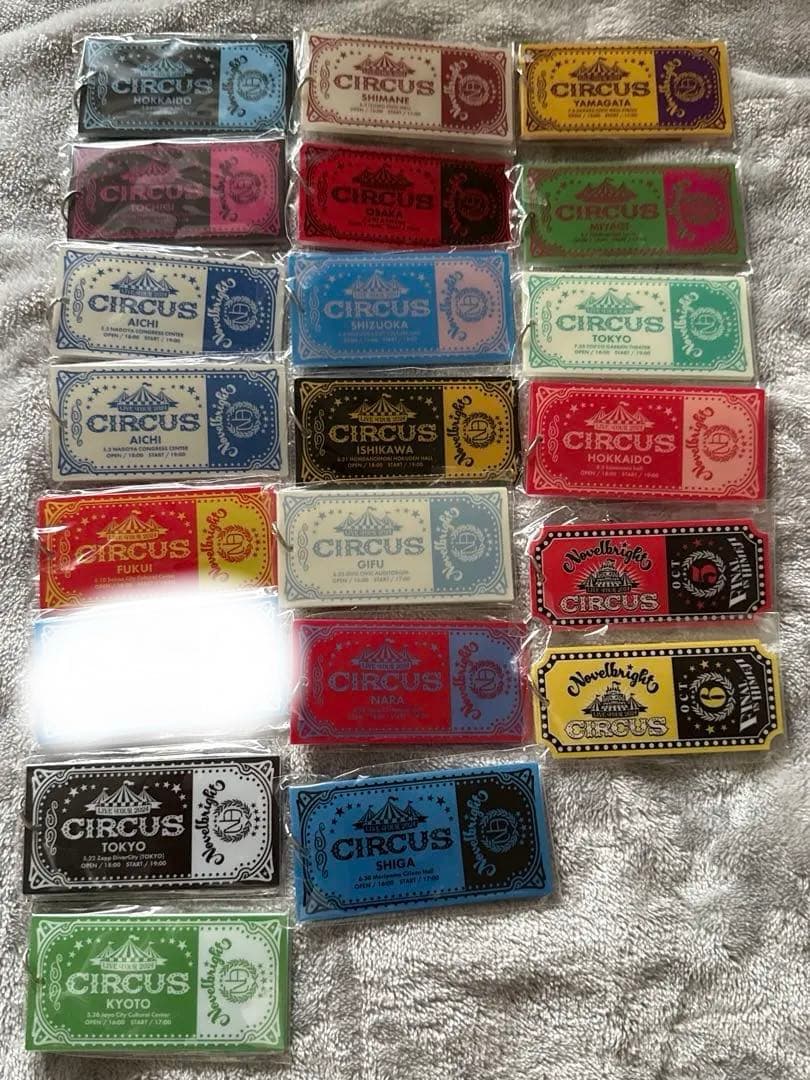 Novelbright circus 会場限定　キーホルダー21個セット