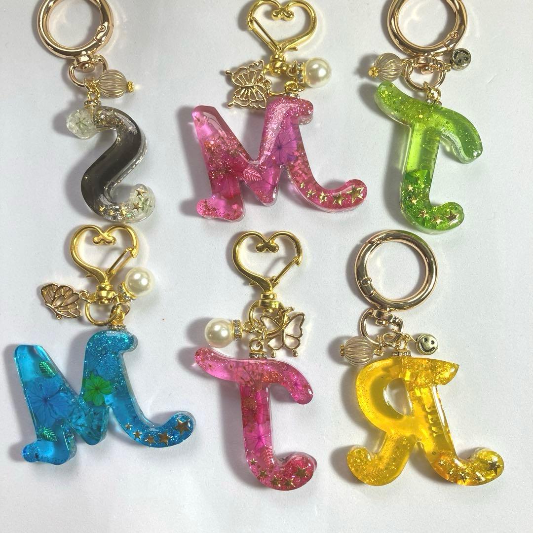 イニシャルキーホルダー♪