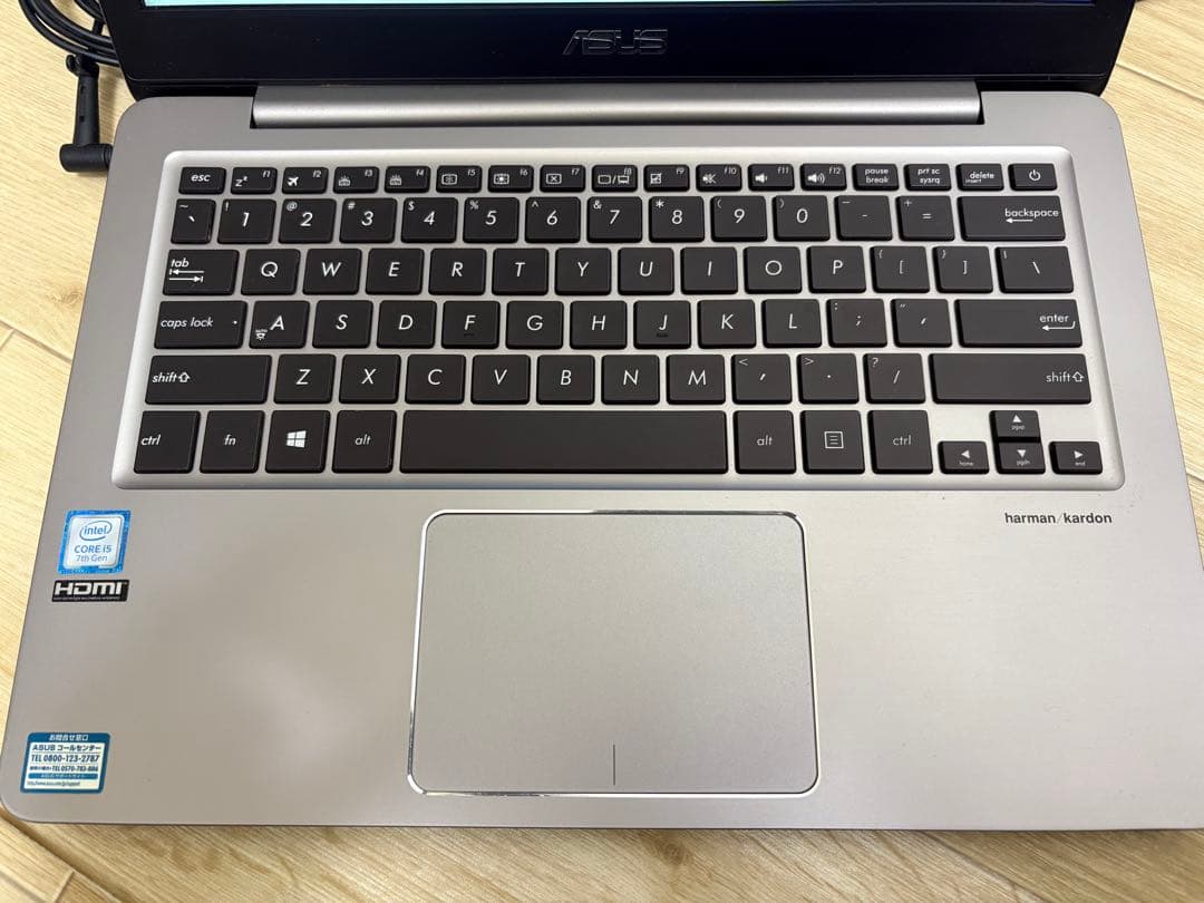 【ジャンク】ASUS ノートPC BX310U i5/メモリ16/SSD256