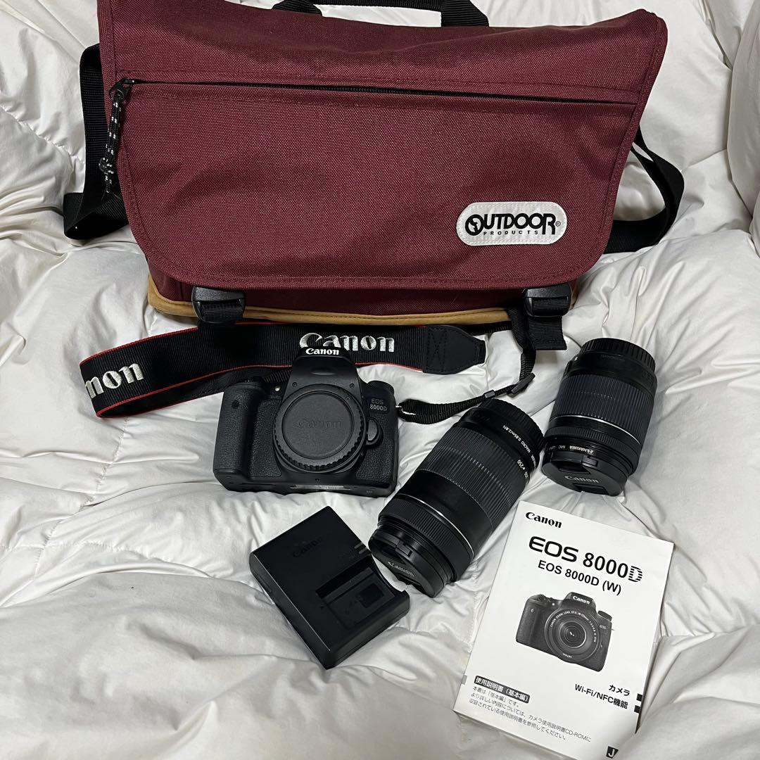 フルセット　canon eos8000d 一眼レフカメラ