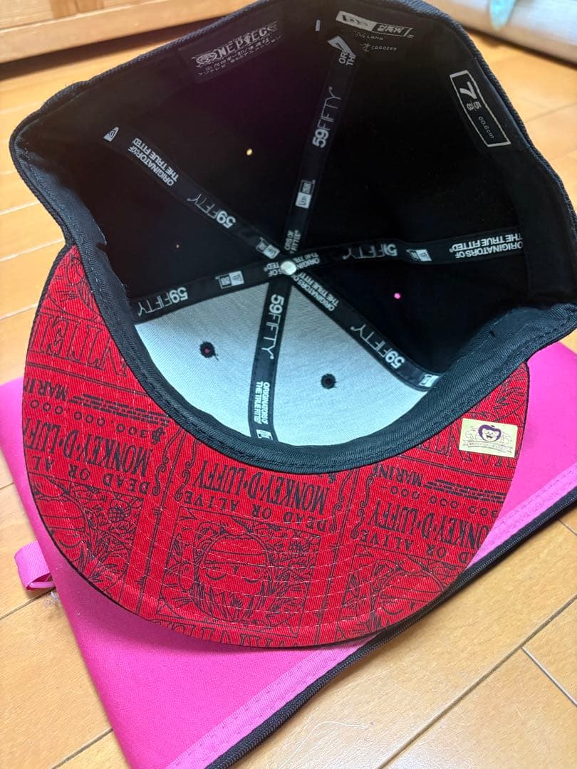 希少　ルフィー　New Era ワンピース スカルキャップ 7 5/8 美品