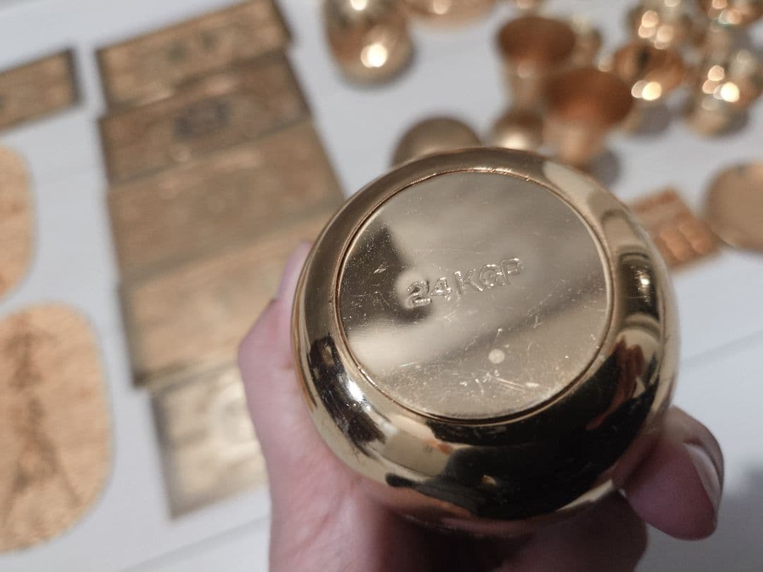 せ*ん様 金杯など 約8.5kg 金メッキ製品大量まとめ 24KGP ゴールドメ