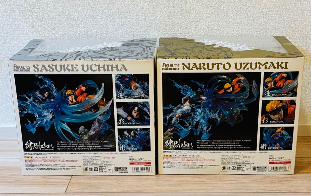 フィギュアーツ ZERO 絆relation　うずまきナルト　うちはサスケ