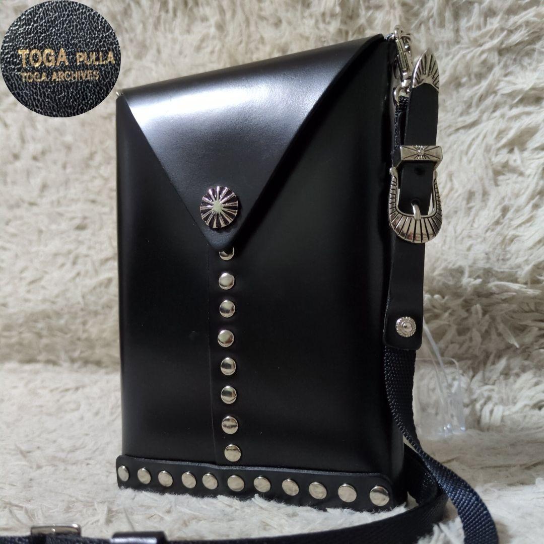 美品 希少 TOGA PULLA LEATHER SHOULDER POUCH