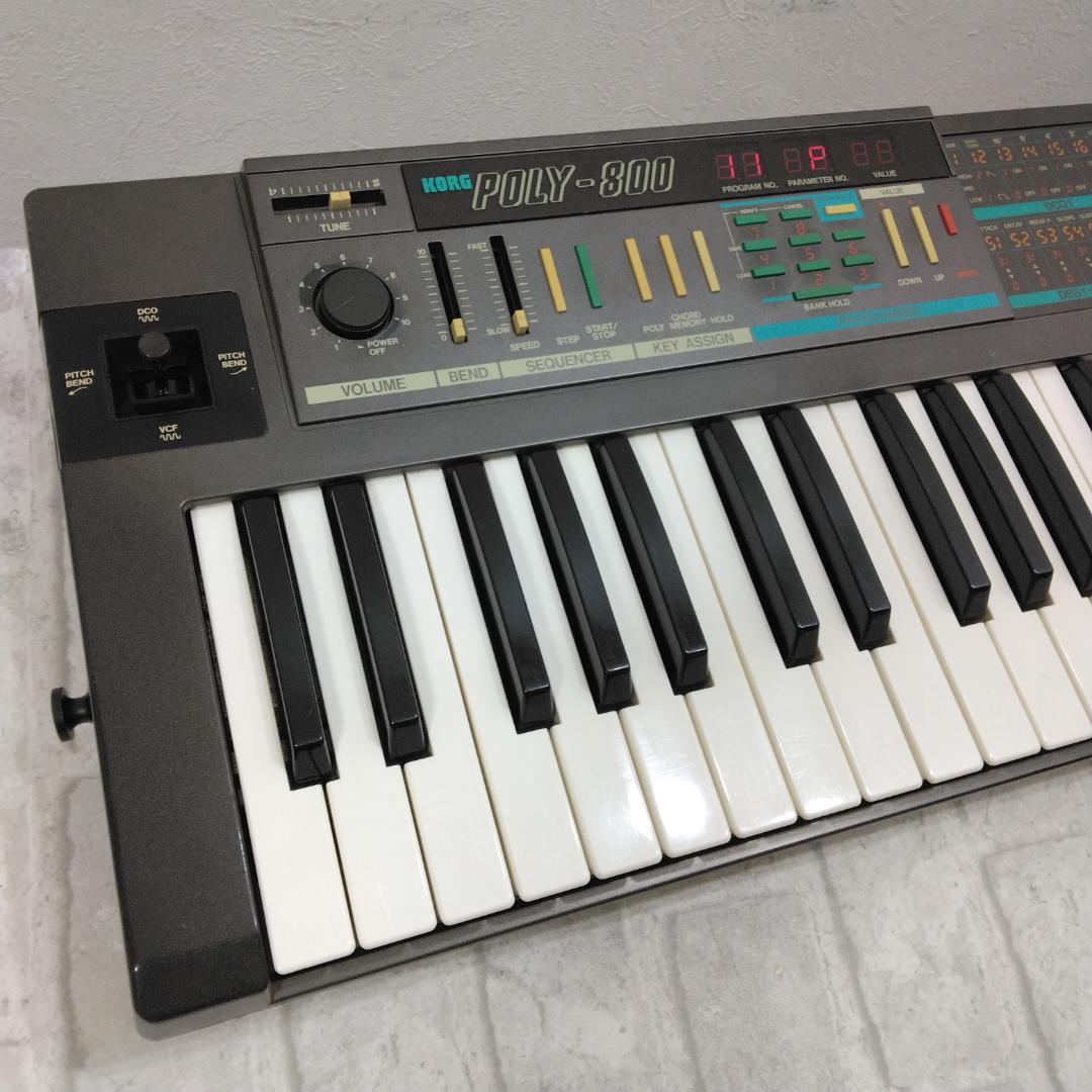 ジャンク KORG POLY-800 シンセサイザー 中古現状品