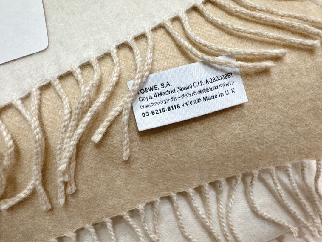 LOEWE バイカラースカーフ マフラー