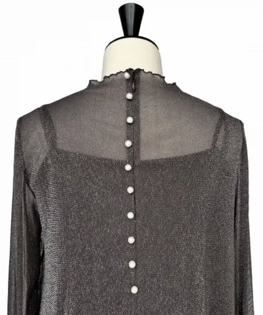 【再販】ラメチュールメロウワンピースドレス