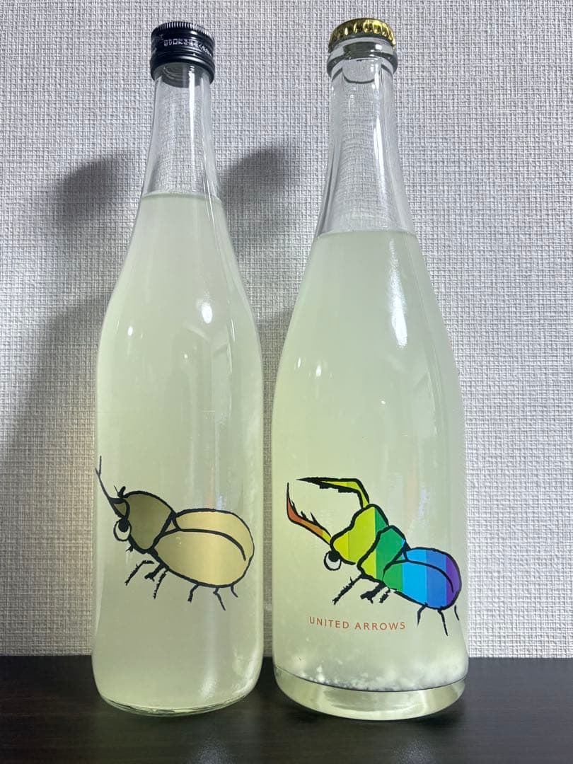 【限定】日本酒imadeya仙禽 金のかぶとむし &UAくわがた2本セット