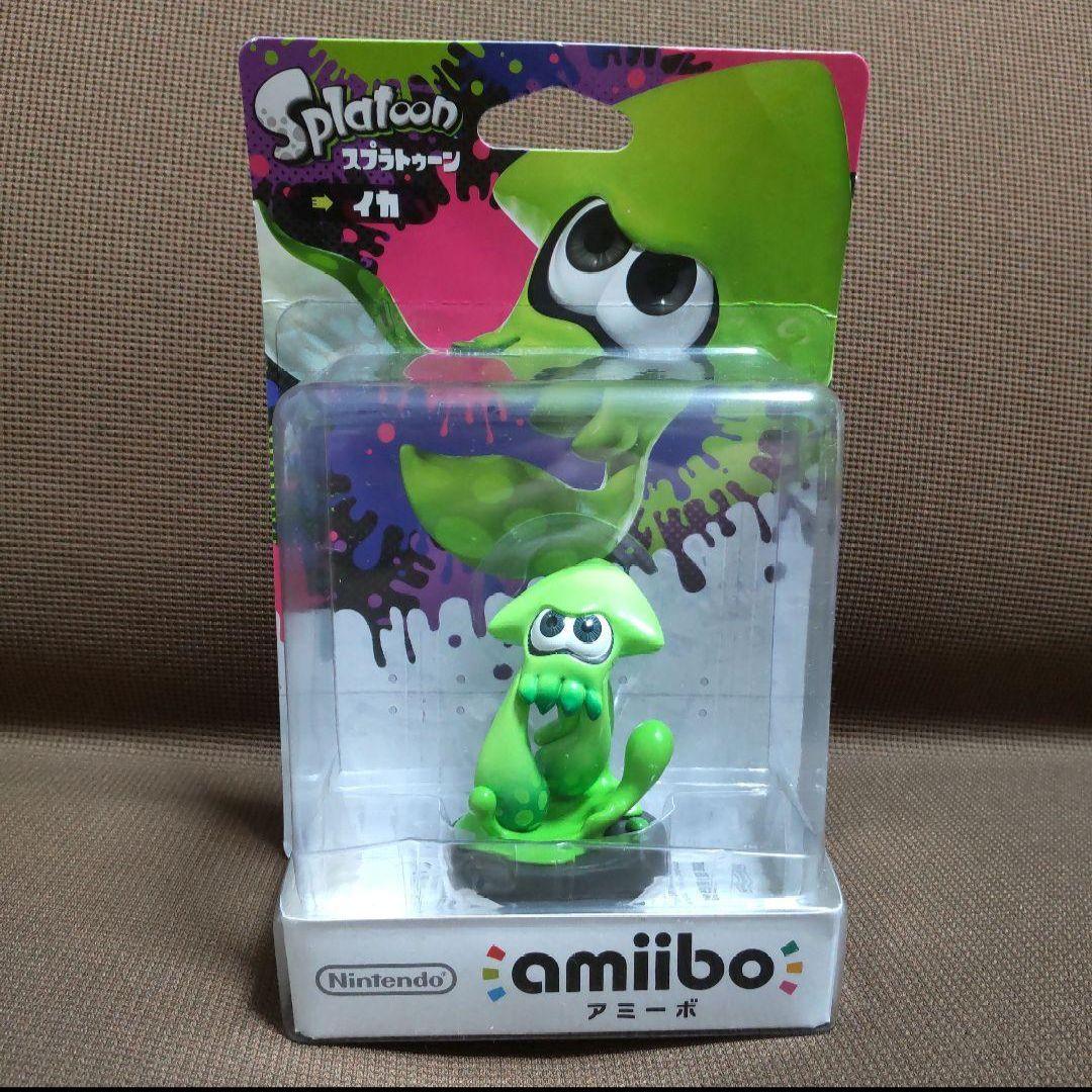 amiibo スプラトゥーン 3点セット 旧パッケージ ボーイ ガール イカ