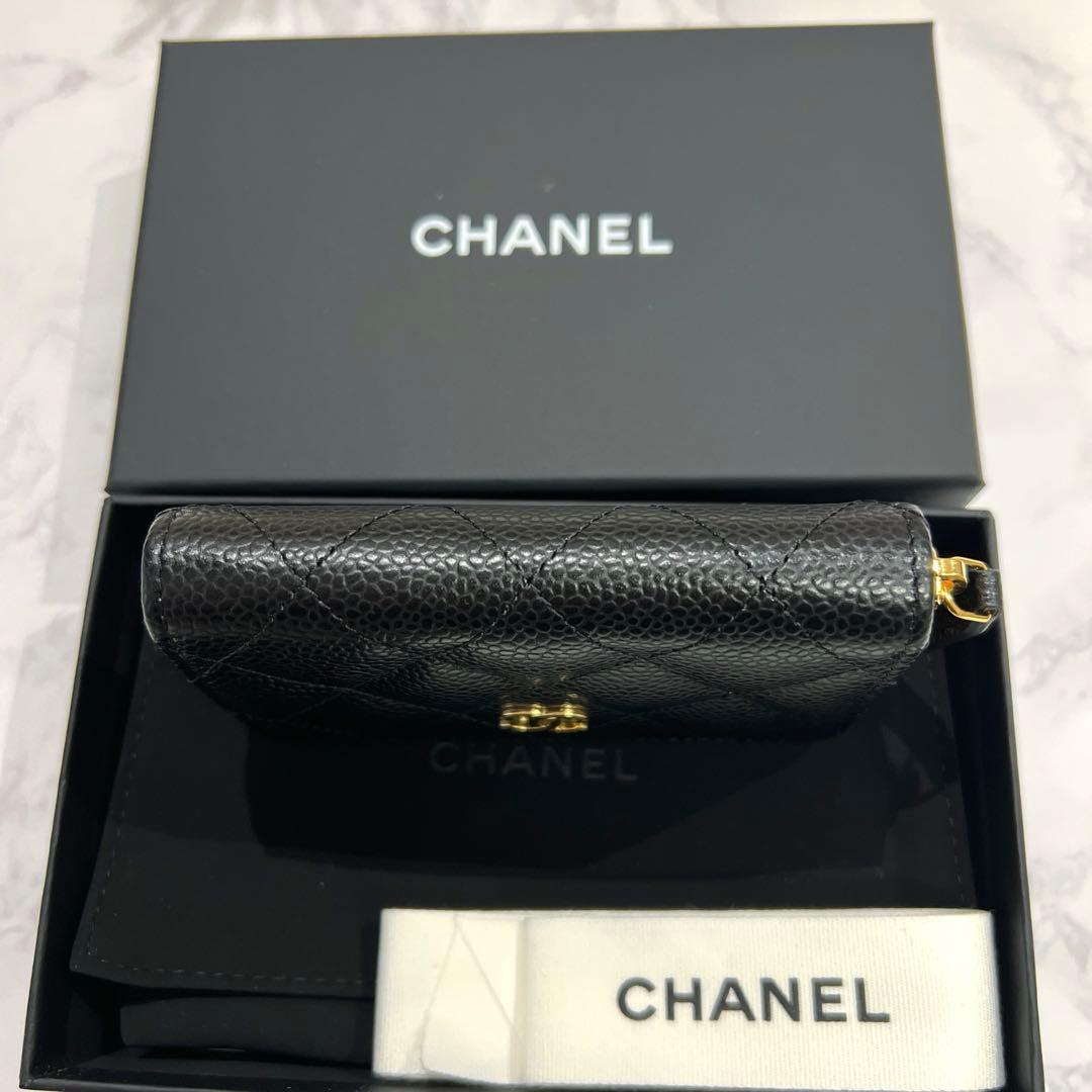 CHANEL クラシック ジップ パース キャビアスキン 財布 新品未使用