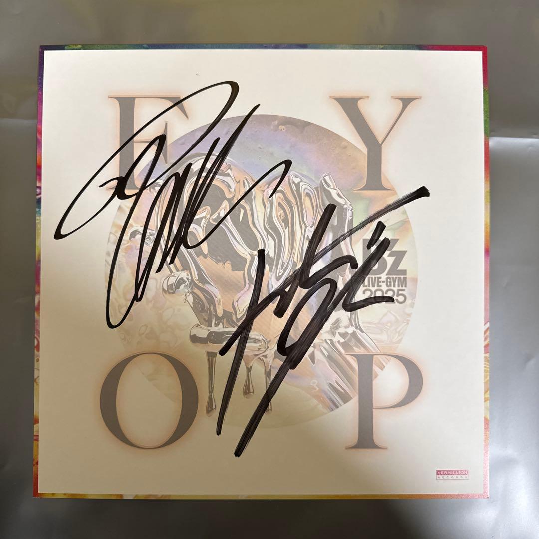 B'z 直筆サイン色紙