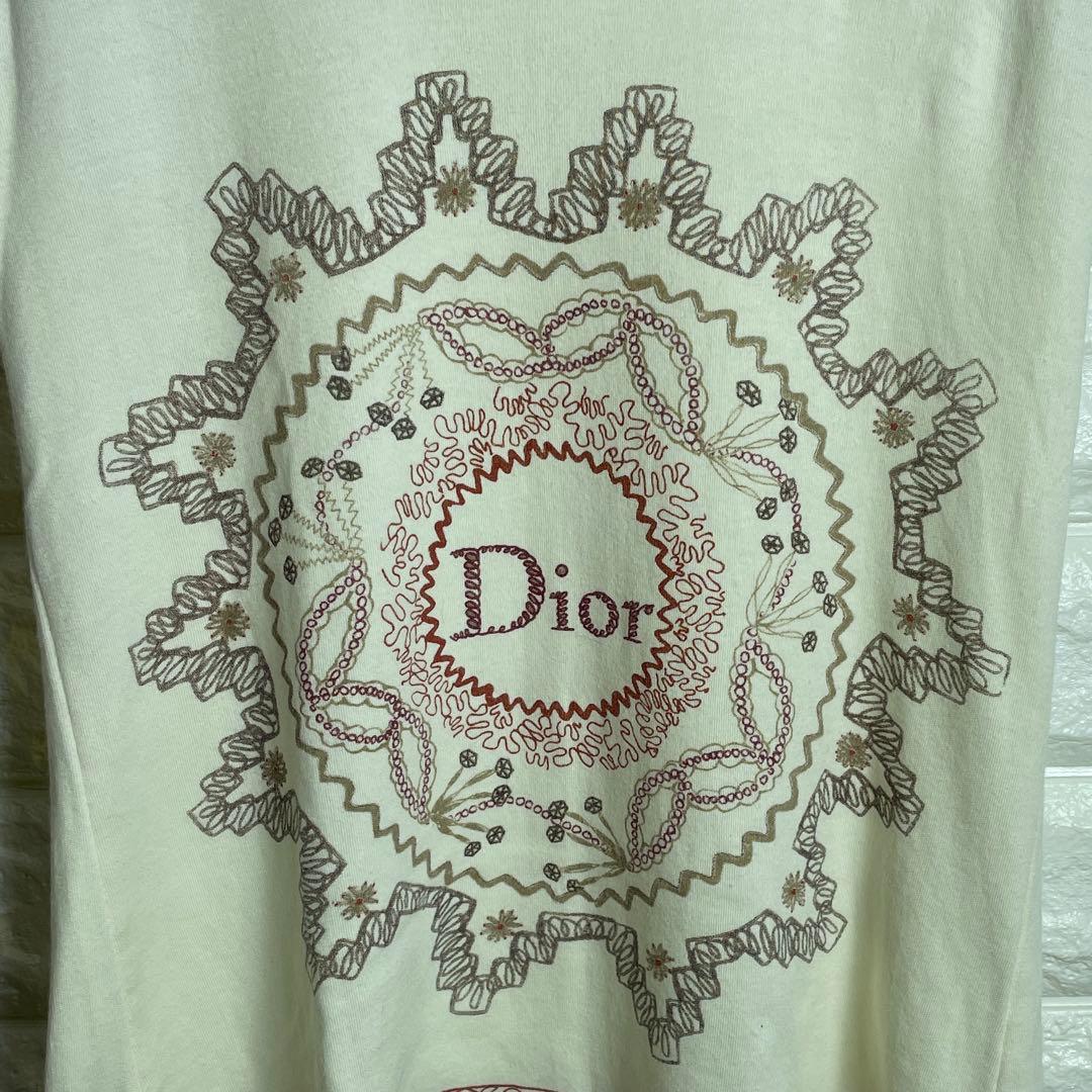 イタリア製Christian Diorディオール/レディスタンクトップ/ベージュ