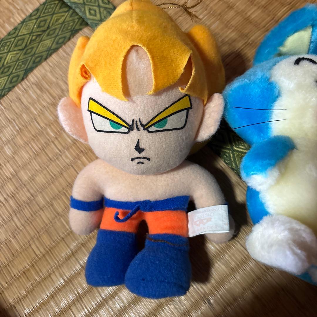 ドラゴンボール 3体セット 孫悟空&スーパーサイヤ人 当時物 UFOキャッチャー