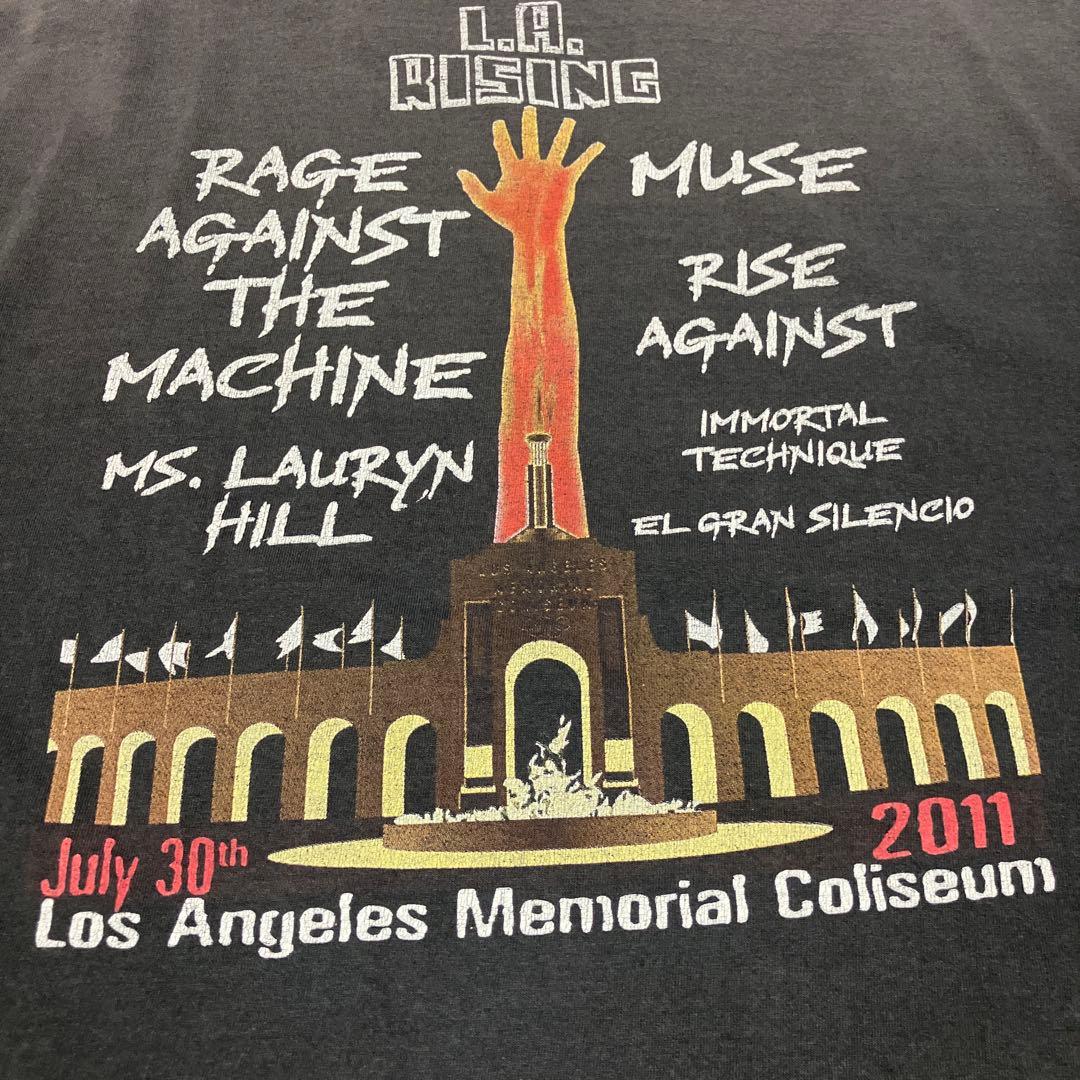 トップス RAGE AGAINST THE MACHINE L.A RISING Tee