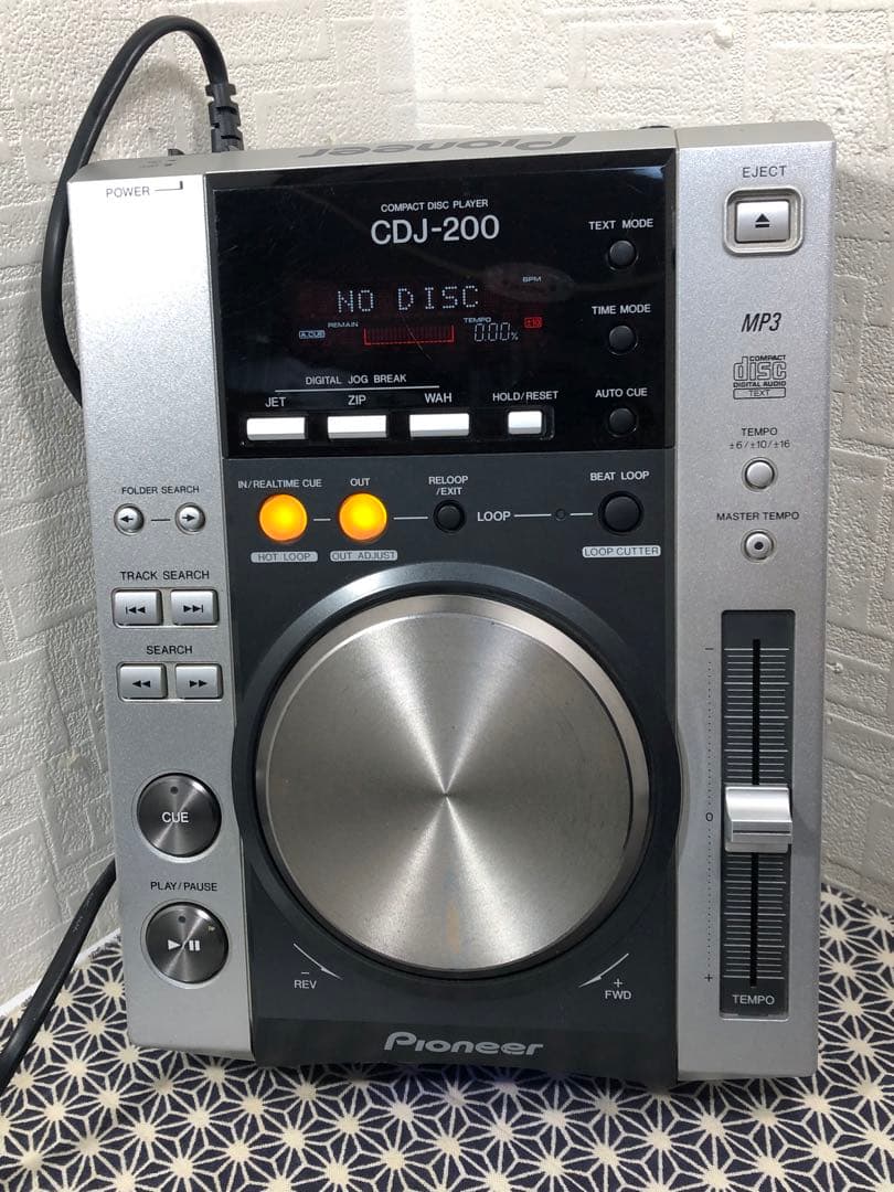 Pioneer dj パイオニア　CDJ-200 レンズクリーニング