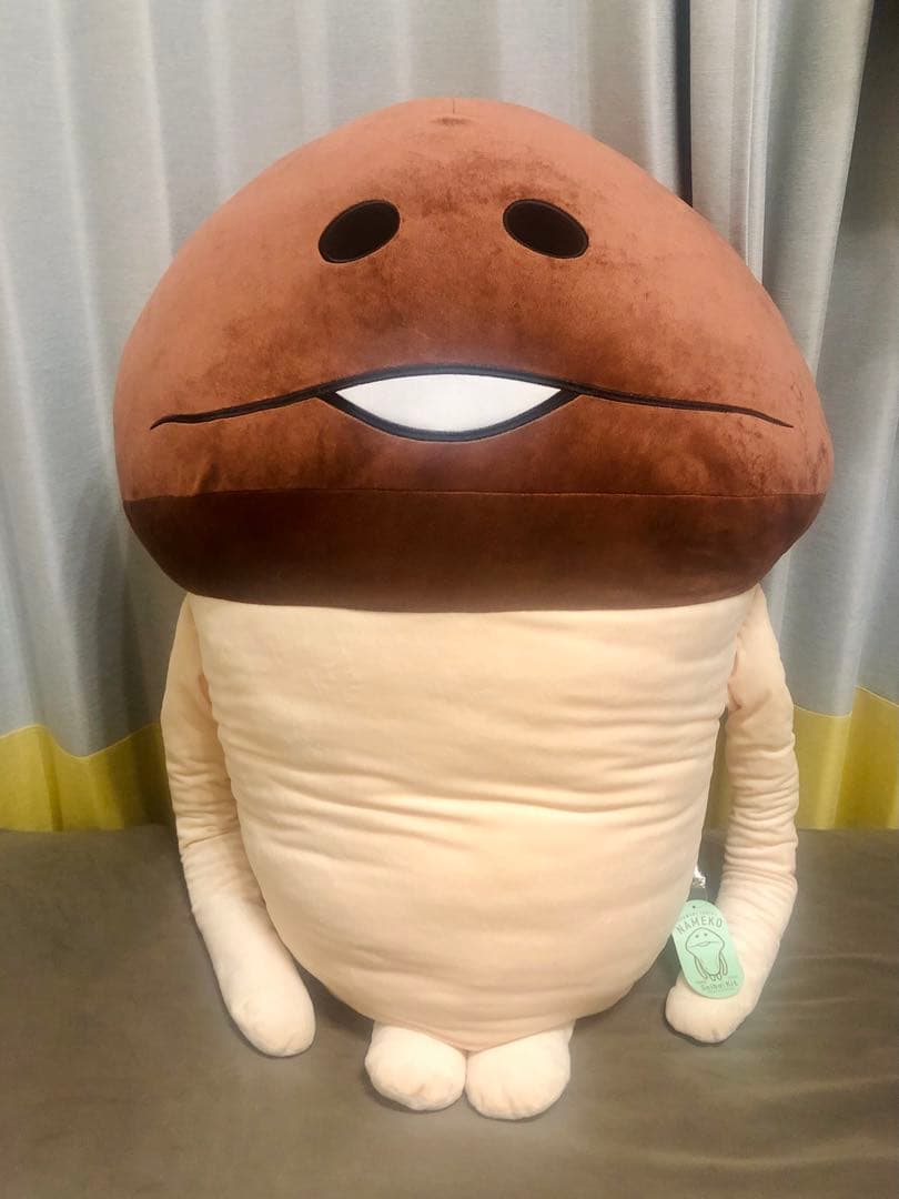なめこ栽培キット　なめこ市場　なめこのぬいぐるみ（120cm）