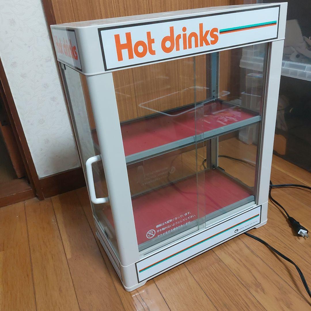 ホットドリンクケース ガラス扉付き