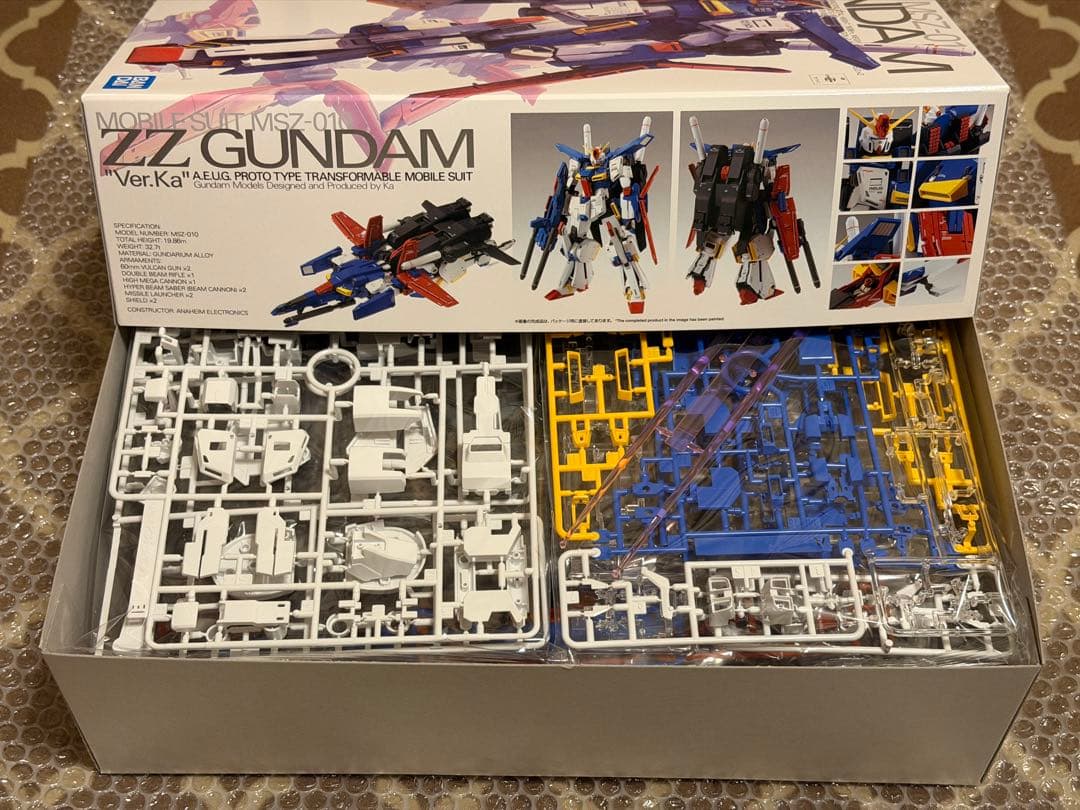 新品 ガンプラ MG 1/100 ZZダブルゼータガンダム Ver.Ka プラモ