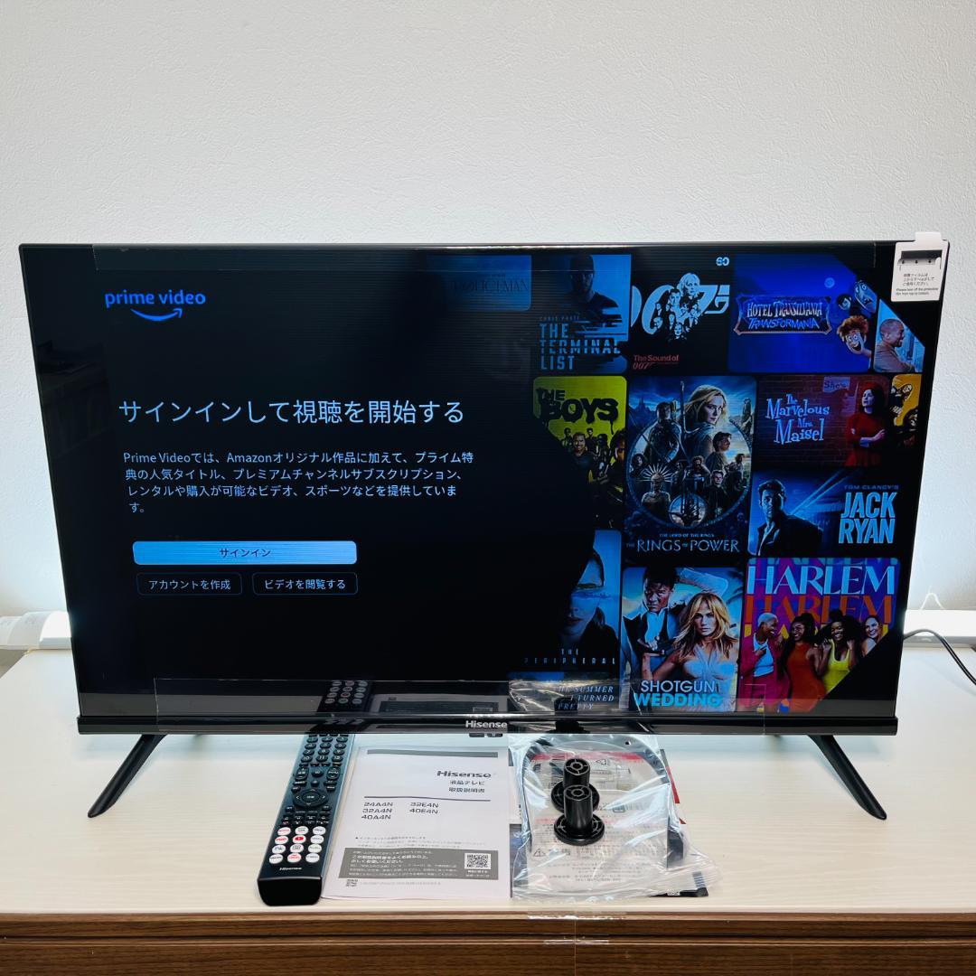 薄型液晶テレビ 32Ｖ型＜Hisense＞32A4N 【美品】
