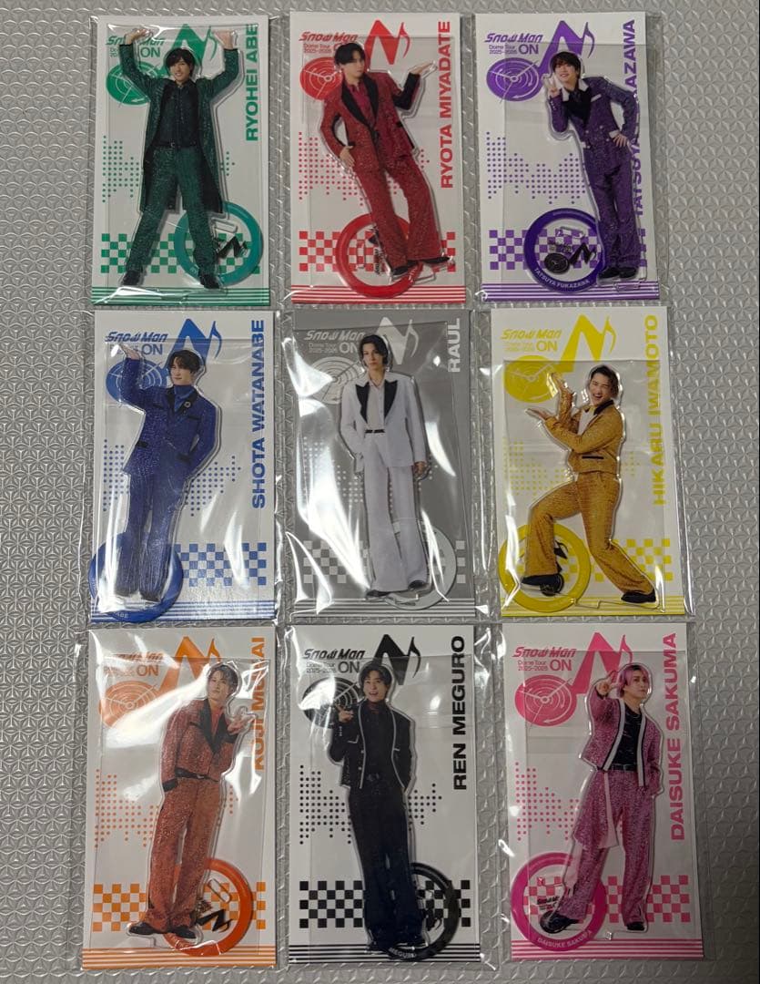 【全員 9人】Man アクスタ on スノーマン アクリルスタンド