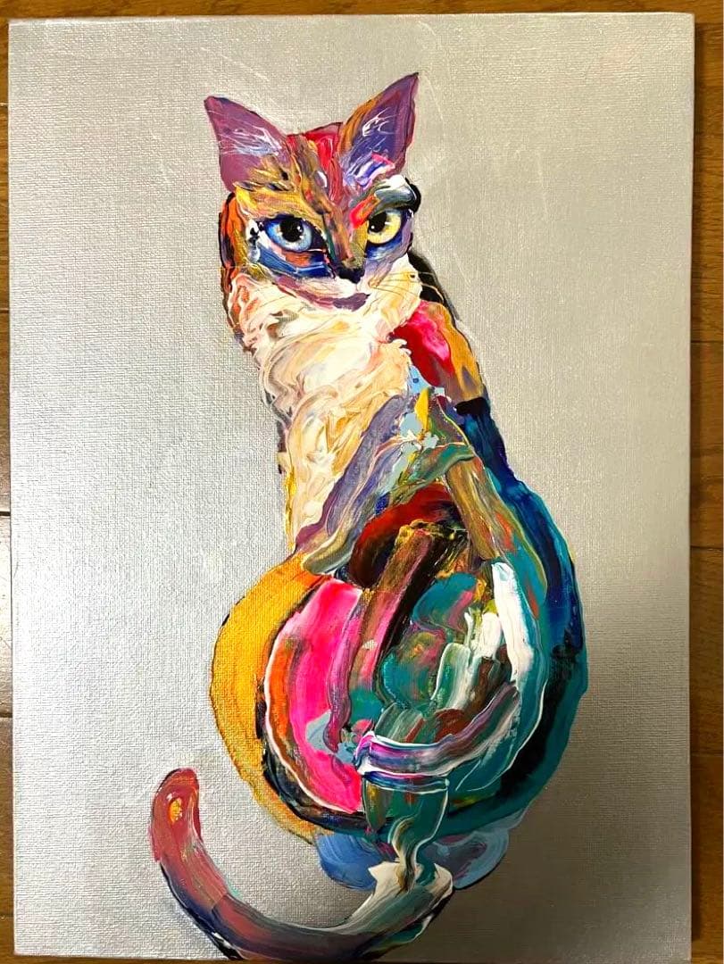 CAT 絵画　イラスト　ドローイング